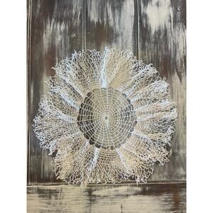 Vintage 15" Wide Crochet Doily